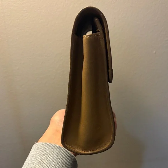 Gucci Beige Clutch with Red and Green Stripes gold tone hardware - Picture 5 of 7